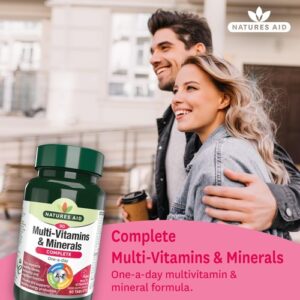 Natures Aid Multivitamins & Minerals – One-a-Day High Multi-Vit 90 Tablets