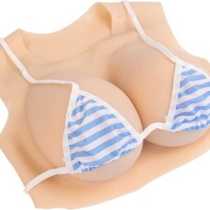 Realistic Silicone Breast Forms B-H Cup Breast Plate Fake Boobs For Crossdresser