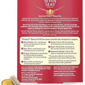 Seven Seas Perfect7 Woman 30 Tablets Multivitamin  30 Capsules Omega 3  BBE08/26