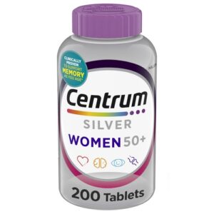 Centrum Silver Women’s Multivitamin for Women 50 Plus, Multivitamin/Multimineral