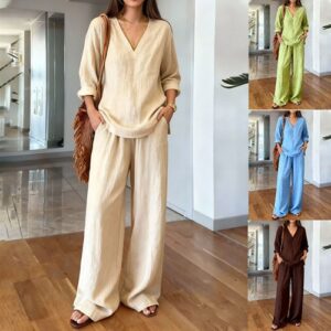 Fleece Womens Pyjamas Set Long Sleeve Fluffy Loungewear Adults Winter Pjs Warm
