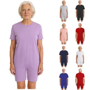 UK Women Men Adaptive Clothing Elderly Special Need Adaptive Anti-strip Jumpsuit