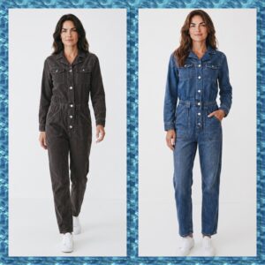 Ex George Denim Boiler-suit Jumpsuit Size  8 10 12 14 16 18 20