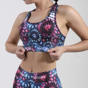 Women Gym High Waist Leggings Sport Bra Yoga Workout  Crop Top Body Shaper