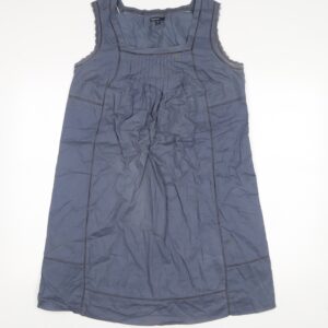Gap Maternity Women’s Blue Cotton Shift Dress Size M Knee Length