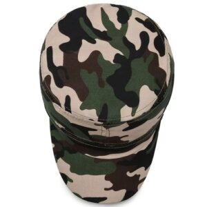 Mens Womens Camouflage Army Hat Camo Military Cadet Combat Fishing Baseball Cap