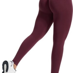 JOYSPELS Womens Seamless High Waist Gym Leggings Tummy Control Yoga Workout