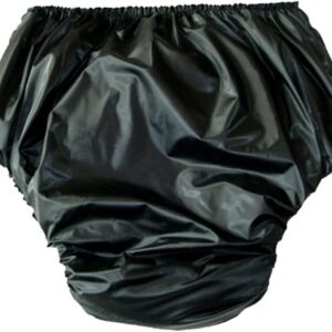 Ladies or Mens White – Black – Incontinence Waterproof Briefs Pants Knickers