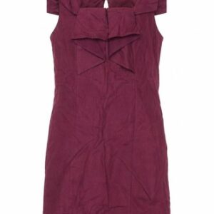 NEXT Womens Shift Dress Size 8 Red Knee Length Boat Neck Sleeveless Formal Lined
