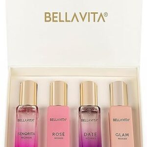 Bellavita Luxury Women’s Gift Set with Date Senorita Glam & Rose | Floral Fruity