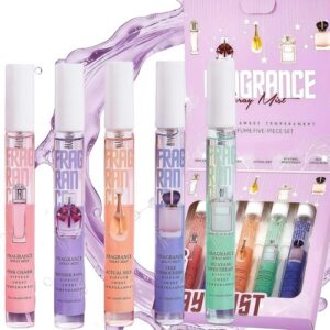 Premium Women’s Perfume Gift Set, 5PCS Long Lasting Eau De Parfum