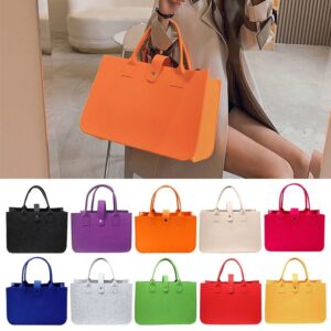 Felt Felt Shoulder Bag Large Capacity Crossbody Handbag Messenger Bag  Girl