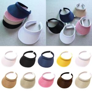 Women’s Men’s Sun Visor Cap Peaked Cap Sun Protection Visor Headband Sun