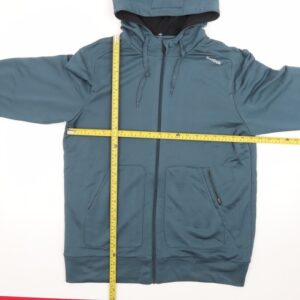 Mens UK Size M Reebok Blue Full Zip Hoodie