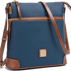 GAEKEAO Trendy Crossbody Bags for Women Multi Zipper Pockets Shoulder Handbags