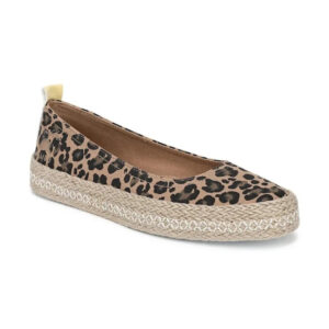 BLOWFISH – Benita | Ladies Espadrille Dolly Plimsoll Pump Flats Taupe Leopard