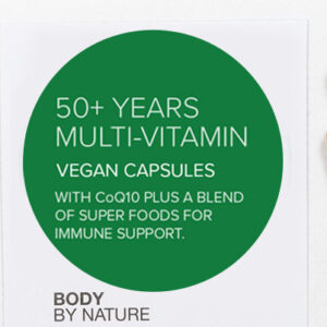 50+ Multivitamin CoQ10, Zinc,Iodin,Boron,Selenium,B12,B6,Chromium,Magnesium
