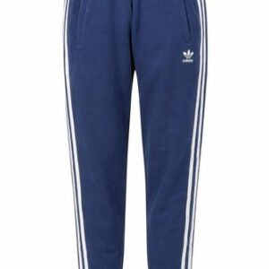 adidas Womens Jogger Trousers Size S Blue Casual Elastic Waist Logo