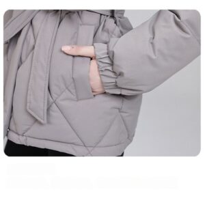 Women Hooded Jacket Summer Fashion Outerwear For Beach Vacation Tie Closure