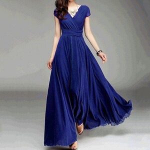 Women Party Wedding Dress Long Gown Evening MaxiProm Cocktail Formal Bridesmaid