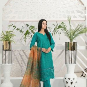 Kurti Set With Shawl And Pants