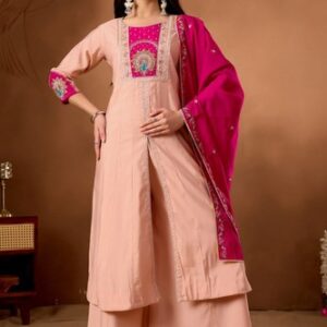Festival Special Party Wear 3 Piece Ready Made Designer Kurtis Pent Dupatta Set