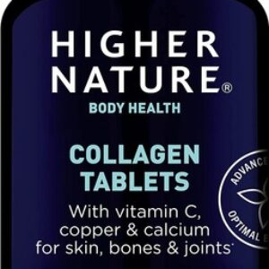 Higher Nature Collagen with Vitamin C, Copper & Calcium 180 Tablets