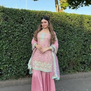 Salwar Kameez Pakistani Indian Wedding Wear Party Dress Bollywood Plazzo Suit