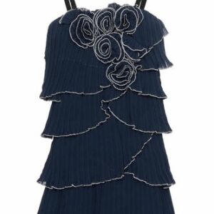 River Island Womens Shift Dress Size 10 Blue Short Scoop Neck Sleeveless Lined