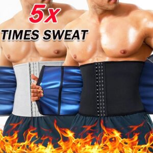 Sauna Sweat Belt Men & Women SAUNA Band Tummy Waist Trainer TRIMMER Body Shaper