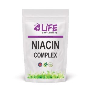 Niacin Complex Vitamin B3 400mg Biotin 10,000µg Zinc Magnesium Vegan Capsules UK
