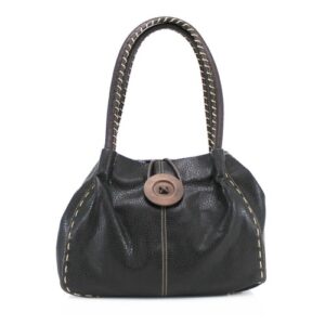 Women’s Button Shoulder Bag Ladies Messenger Shoulder Tote Casual Travel Handbag