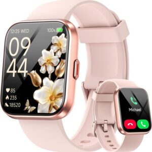 Smart Watches for Women(Answer/Make Call), 1.8″ HD Laidies Smart Watch for iPhon