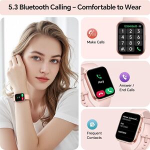 Smart Watches for Women(Answer/Make Call), 1.8″ HD Laidies Smart Watch for iPhon