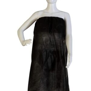 Waxing Black Gown Non Woven ,Disposable For Men and Women ,Salon Spa ,Set of 60