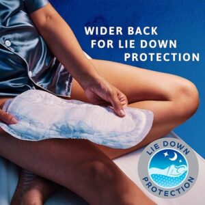TENA Discreet Maxi Night,Incontinence Pads for Women,Specifically Designed Night