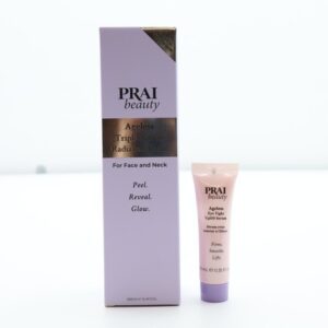 PRAI Beauty Ageless Toner 160ml, Eye Tight Serum 10ml & Leopard Print Pouch New
