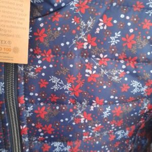 NEW Anne De Lancay lightweight padded ladys navy 10uk OEKO TEX Spring warm cozy