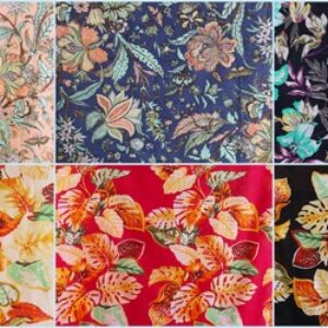 50 Yard Indian Floral Running Cotton Fabric Women’s Dressmaking Quilting Fabric