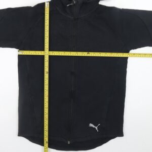 Teens UK Size 2XL PUMA Black Full Zip Hoodie