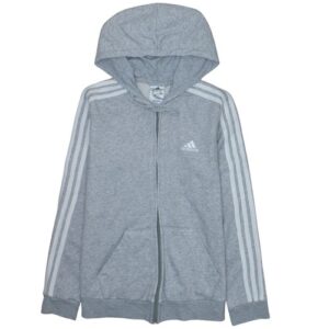 Womens UK Size S adidas Grey Full Zip Hoodie