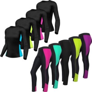 Ladies Compression Top & Tights Gym Weight Lifting Jogging Running Yoga Womens