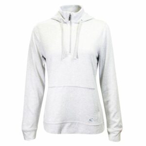 OMM Meridian Ladies Black Long Sleeve Quarter Zip Midlayer