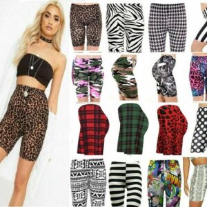LADIES WOMENS CYCLING SHORTS DANCING SHORTS LEGGING GYM ACTIVE CASUAL SHORTS