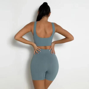 Womens High Waist Scrunch Bum Yoga Shorts Seamless Gym Fitness Running Workout