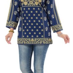 Kurtis for Women Ethnic Kurti Tunic Kurta Shirt Dress Ethnic Polyester MID581
