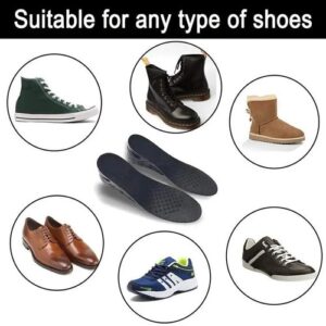 Height Increase Insoles Men Women Invisible Heel Lift Taller Shoe Insert Pads