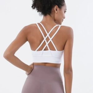 Women Fitness Yoga Bras Race Back Sports Bras Nylon Top Women Sexy Bra UK