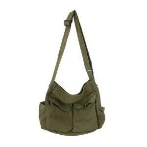 Women’s Canvas Messenger Shoulder Bag Large Capacity Handbag