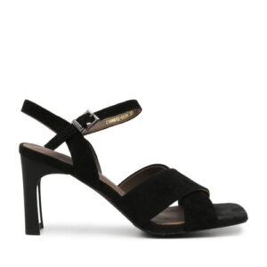 Sergio Moretti Women’s Black Suede Open-Toe Formal Sandals SMR6585-26108BLK